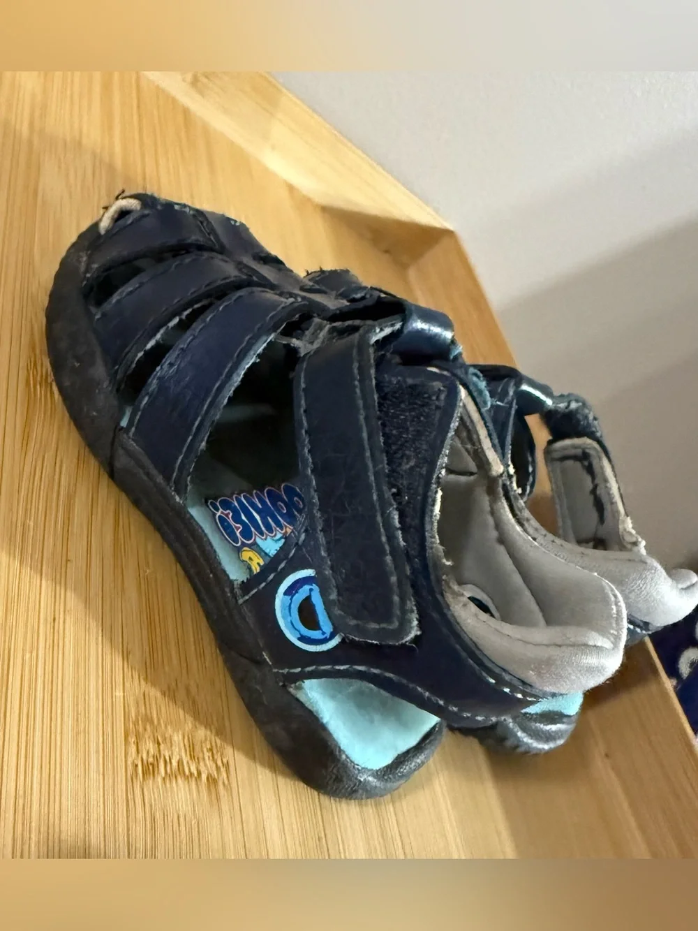 3W Baby Boys Unisex Infants Sesame Street Cookie Monster Sandals Blue Strap